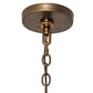Meyda Lighting Winter Solstice 42" 12-Light Dark Burnished Antique Copper Chandelier With Whitestone Idalight Shade