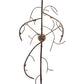 Meyda Lighting Winter Solstice 44" 8-Light Light Burnished Antique Copper Island Chandelier With Amber Faux Candlelight