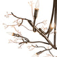 Meyda Lighting Winter Solstice 48" 8-Light Oil Rubbed Bronze Budding Chandelier With Clear Accents Shade Glass