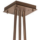 Meyda Lighting Winter Solstice 72" 11-Light Tyle Bronze Budding Chandelier With Clear Tulip Buds Shade Glass