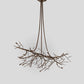 Meyda Lighting Winter Solstice 72" 11-Light Tyle Bronze Budding Chandelier With Clear Tulip Buds Shade Glass