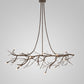 Meyda Lighting Winter Solstice 72" 11-Light Tyle Bronze Budding Chandelier With Clear Tulip Buds Shade Glass