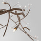 Meyda Lighting Winter Solstice 72" 11-Light Tyle Bronze Budding Chandelier With Clear Tulip Buds Shade Glass