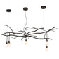 Meyda Lighting Winter Solstice 72" 5-Light Oil Rubbed Bronze Revival Island Chandelier With White Opal Shade Glass