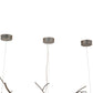 Meyda Lighting Winter Solstice 72" 5-Light Timeless Bronze Cilindro Island Chandelier With Frosted Clear Shade Glass