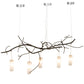 Meyda Lighting Winter Solstice 72" 5-Light Timeless Bronze Cilindro Island Chandelier With Frosted Clear Shade Glass