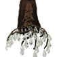 Meyda Lighting Winter at Stillwater 12" Cafe Noir Wall Sconce With Crystal Shade