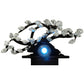 Meyda Lighting Winter at Stillwater 12" Cafe Noir Wall Sconce With Crystal Shade