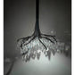 Meyda Lighting Winter at Stillwater 22" Wrought Iron Chandelier