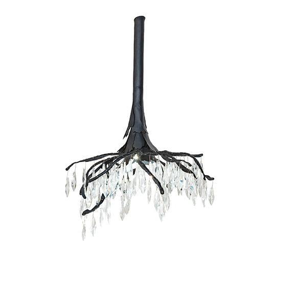 Meyda Lighting Winter at Stillwater 22" Wrought Iron Chandelier