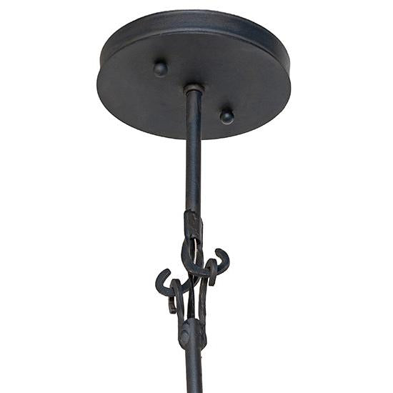 Meyda Lighting Winter at Stillwater 22" Wrought Iron Chandelier