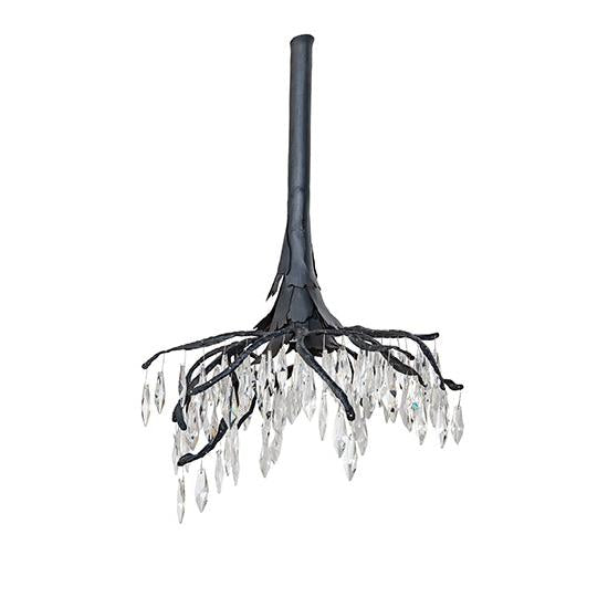 Meyda Lighting Winter at Stillwater 22" Wrought Iron Chandelier