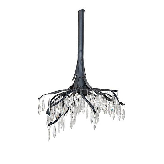 Meyda Lighting Winter at Stillwater 22" Wrought Iron Chandelier