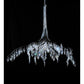 Meyda Lighting Winter at Stillwater 32" Wrought Iron Chandelier With Clear Shade Glass