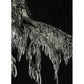 Meyda Lighting Winter at Stillwater 38" 2-Light LED Lightning Vein Chandelier With Crystal Shade
