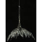 Meyda Lighting Winter at Stillwater 38" 2-Light LED Lightning Vein Chandelier With Crystal Shade