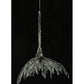 Meyda Lighting Winter at Stillwater 38" 2-Light LED Lightning Vein Chandelier With Crystal Shade