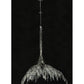 Meyda Lighting Winter at Stillwater 38" 2-Light LED Lightning Vein Chandelier With Crystal Shade
