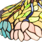 Meyda Lighting Wisteria 12" Multi-Colored Stained Shade Glass