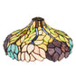 Meyda Lighting Wisteria 12" Multi-Colored Stained Shade Glass