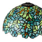 Meyda Lighting Wisteria 12"W x 7"H Multi-Colored Stained Shade Glass