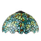 Meyda Lighting Wisteria 12"W x 7"H Multi-Colored Stained Shade Glass