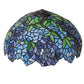 Meyda Lighting Wisteria 16" Green and Blue Shade Glass
