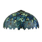 Meyda Lighting Wisteria 18"W x 9"H Green Shade Glass