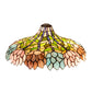 Meyda Lighting Wisteria 20" Multi-Colored Shade Glass