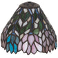 Meyda Lighting Wisteria 7 Multi-Colored Shade Glass