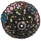 Meyda Lighting Wisteria 7 Multi-Colored Shade Glass
