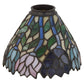 Meyda Lighting Wisteria 7" Multi-Colored Stained Shade Glass