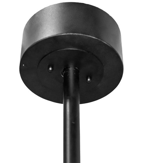 Meyda Lighting Wood Beam 44" 6-Light Textured Black & Old Distressed Wood Pendant Light