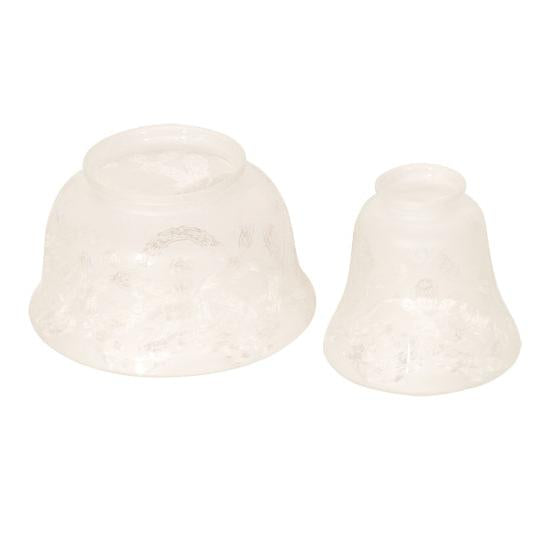 Meyda Lighting Wreath & Garland 5" & 7" Clear Shade Glass