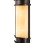 Meyda Lighting Wyant 10" 2-Light Oil Rubbed Bronze Pocket Lantern Wall Sconce With Creme Carrara Idalight Shade