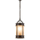 Meyda Lighting Wyant 10" Cafe Noir Pendant Light With Silver Mica Shade Glass