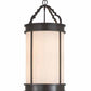 Meyda Lighting Wyant 15" 6-Light Timeless Bronze Pendant Light With Creme Carrare Idalight Shade