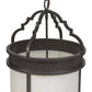 Meyda Lighting Wyant 15" 6-Light Timeless Bronze Pendant Light With Creme Carrare Idalight Shade
