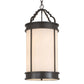 Meyda Lighting Wyant 15" 6-Light Timeless Bronze Pendant Light With Creme Carrare Idalight Shade
