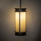 Meyda Lighting Wyant 9" Golden Bronze Pendant Light With Beige Botticino Idalight Shade