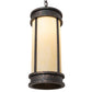 Meyda Lighting Wyant 9" Golden Bronze Pendant Light With Beige Botticino Idalight Shade