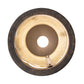 Meyda Lighting Wyant 9" Golden Bronze Pendant Light With Beige Botticino Idalight Shade