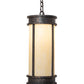 Meyda Lighting Wyant 9" Golden Bronze Pendant Light With Beige Botticino Idalight Shade