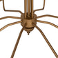 Meyda Lighting Yanis 42" 12-Light 2-Tier Gold Metallic Chandelier With Ivory Faux Candlelight