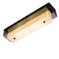 Meyda Lighting Yardhouse 24" 2-Light Flat Black Flush Mount Light With Beige & White Shade