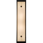 Meyda Lighting Yardhouse 24" 2-Light Flat Black Flush Mount Light With Beige & White Shade