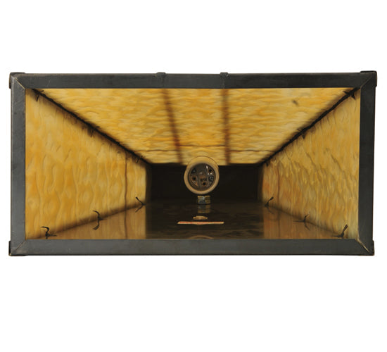 Meyda Lighting Yosemite 12" Craftsman Brown Wall Sconce With Beige Art Shade Glass