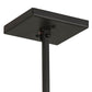 Meyda Lighting Yosemite 24" Timeless Bronze Pendant Light With Beige Art Shade Glass