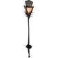 Meyda Lighting Zaira 7" Blackwash Wall Sconce With Silver Mica Shade Glass