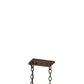 Meyda Lighting Zamora 49" 3-Light Antique Rust Island Pendant Light With White Scavo Shade Glass
